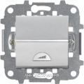Светорегулятор нажимной 400Вт для л/н и эл.трансф-ов, цвет Серебро, ABB ZENIT