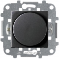 Светорегулятор поворотно-нажимной 500Вт для л/н и эл.трансф-ов, цвет Антрацит, ABB ZENIT