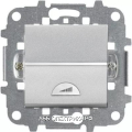 Светорегулятор нажимной 60-500Вт универсальный, цвет Серебро, ABB ZENIT