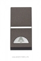 ABB NIE Zenit Антрацит Выключатель 1-клавишный кнопочный НО-контакт с символом "Звонок" 1 мод