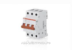 ABB SHD203 Рубильник 3P 50A рычаг крас.