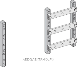 ABB Держатель для 3-х шин, 60/100мм