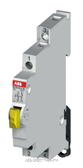 ABB E215-16-11E Кнопка с подсветкой желтая на DIN-рейку