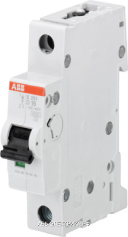 ABB S201M Автоматический выключатель 1P 16A (D) 10kA
