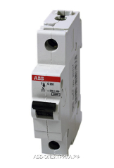 ABB S201 Автоматический выключатель 1P 3А (C) 6кA