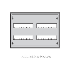 ABB Шкаф распределительный навесной (стальная дверь) 48 мод. 374х574х140 IP43
