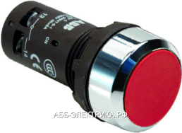 ABB CP2-30R-11 Кнопка красная с фиксацией 1НО+1HЗ