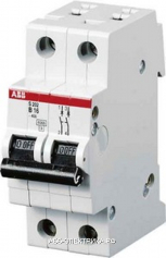 ABB S202 Автоматический выключатель 2P 20A (D) 6kA