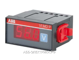 ABB Вольтметр 36х72мм, цифровой универсальный VLMD P