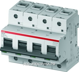ABB S804N Автоматический выключатель 4P 100A (С)