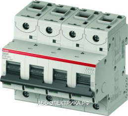 ABB S804C Автоматический выключатель 4P 125А (D)