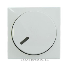 Светорегулятор поворотный 600Вт, цвет Белый, ABB Basic 55
