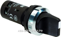ABB C2SS1-30B-10 Переключатель черный 2-х поз 1НО
