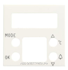 ABB NIE Zenit Бел Накладка будильника с термометро
