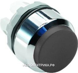 ABB MP3-20B Кнопка выступающая черная без подсветки без фикс. (корпус)