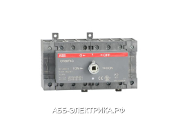 ABB OT80F4C Выключатель-разъединитель 4Р до 80А для устан. на DIN-рейку или монтажн.плату без ручки