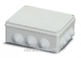 ABB Коробка расп.гермет. с вводами пласт.винт 160х135х77мм IP55