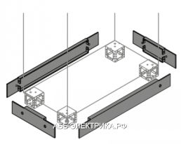 ABB Фланец цоколя 100х800 ВхШ (2шт)