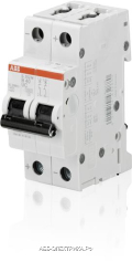 ABB S202M Автоматический выключатель 2P 16A (C) UC