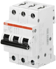 ABB S203M Автоматический выключатель 3P 4A (C) UC