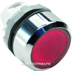 ABB MP1-21R Кнопка красная с подсветкой без фикс. (корпус)