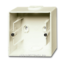 Установочная коробка для открытого монтажа, 1 постовая, цвет Бежевый, ABB Basic 55