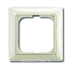 Рамка 1-ая (одинарная), цвет Шале (белый), ABB Basic 55