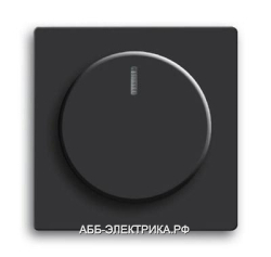 ABB BJE Solo/Future Черный бархат Накладка светорегулятора поворотного