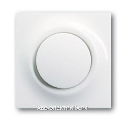 Выключатель 1-клавишный , цвет Белый, ABB Impuls