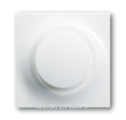 Светорегулятор нажимной 400Вт для л/н и эл.трансф-ов, цвет Белый, ABB Impuls