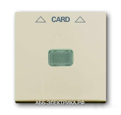 ABB BJB Basic 55 Беж Накладка карточного выключате