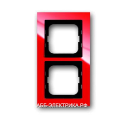 ABB BJE Axcent Красный Рамка 2-ая (1754-0-4341) 17