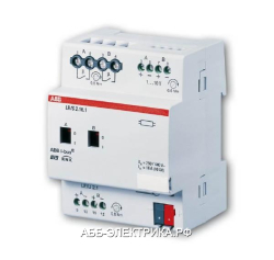 ABB LR/S 2.16.1 Светорегулятор 2-х канальный для ЭПРА 1-10B, 16A, MDRC