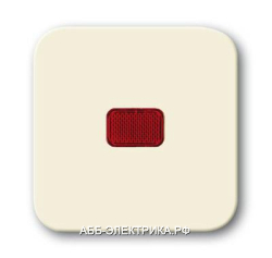 ABB BJE Duro Клавиша 1-ая с красной линзой для контрольного выключателя