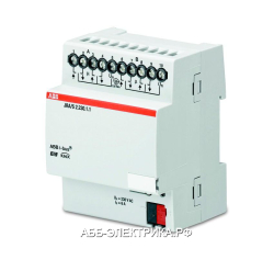 ABB KNX JRA/S 4.24.5.1 Активатор жалюзи 4-кан, руч/упр., контроль положения, 24В