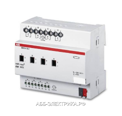 ABB SD/S 4.16.1 Светорегулятор 4-х канальный для ЭПРА 1-10B, 16A, MDRC