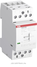 ABB Контактор EN25-40N-06 модульный (25А АС-1, 4НО), катушка 230В AC/DC 