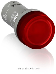 ABB CL2-520R Лампа красная со встроенным светодиодом 220В DC