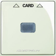 ABB BJB Basic 55 Шале (бел) Накладка карточного выключателя(мех. 2025U)