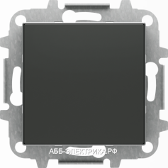 Выключатель 1-клавишный перекрестный (с трех мест), цвет Черный бархат, ABB Sky