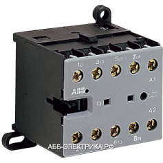 ABB ВC7-30-10 Миниконтактор 30A (12А 400В AC3 ) 3НО сил.конт.1НО доп.конт. катушка 24V DС