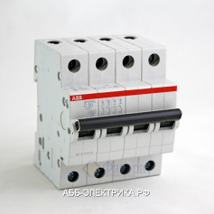 ABB SH204 Автоматический выключатель 4P 50А (B)