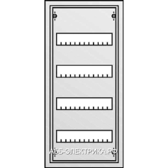 ABB Шкаф распределительный навесной (стальная дверь) 48 мод 674х324х140 IP43