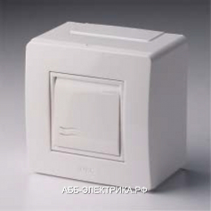 ABB Коробка разветвительная, квадратная, 104х104 мм IP 55, серая