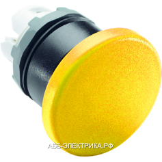 ABB MPM1-20Y Кнопка желтая ГРИБОК без фикс.