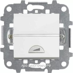 ABB NIE Zenit Бел Светорегулятор нажимной 40-450W