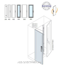 ABB Створка двойной двери 1800x600м ВхШ