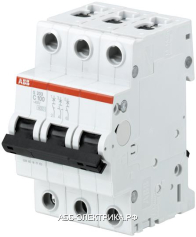 ABB S203 Автоматический выключатель 3P 100A (B)