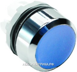 ABB MP1-20L Кнопка синяя без подсветки без фикс. (корпус)