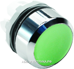 ABB MP2-20G Кнопка зеленая с фикс. без подсветки ( корпус)